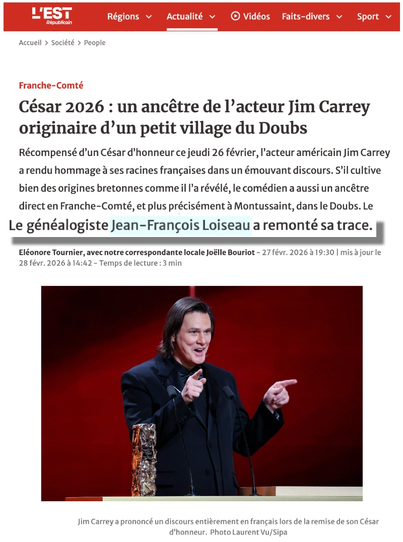 Article publié le 27 février 2027 dans L'Est Républicain