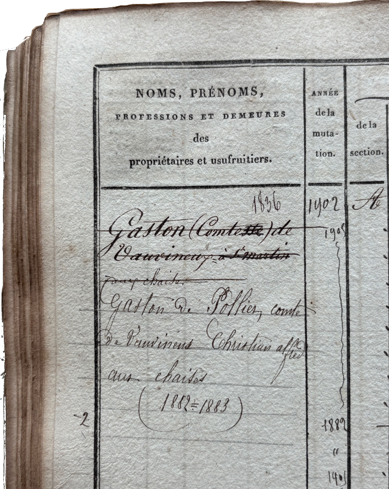 Généalogie foncière